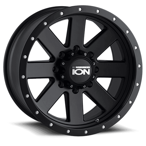 Cast Aluminum Wheels 134 MB 18x10 Black Beadlock Matte Black 6 On 135 Bolt Pattern -19 Offset ION Wheels product image