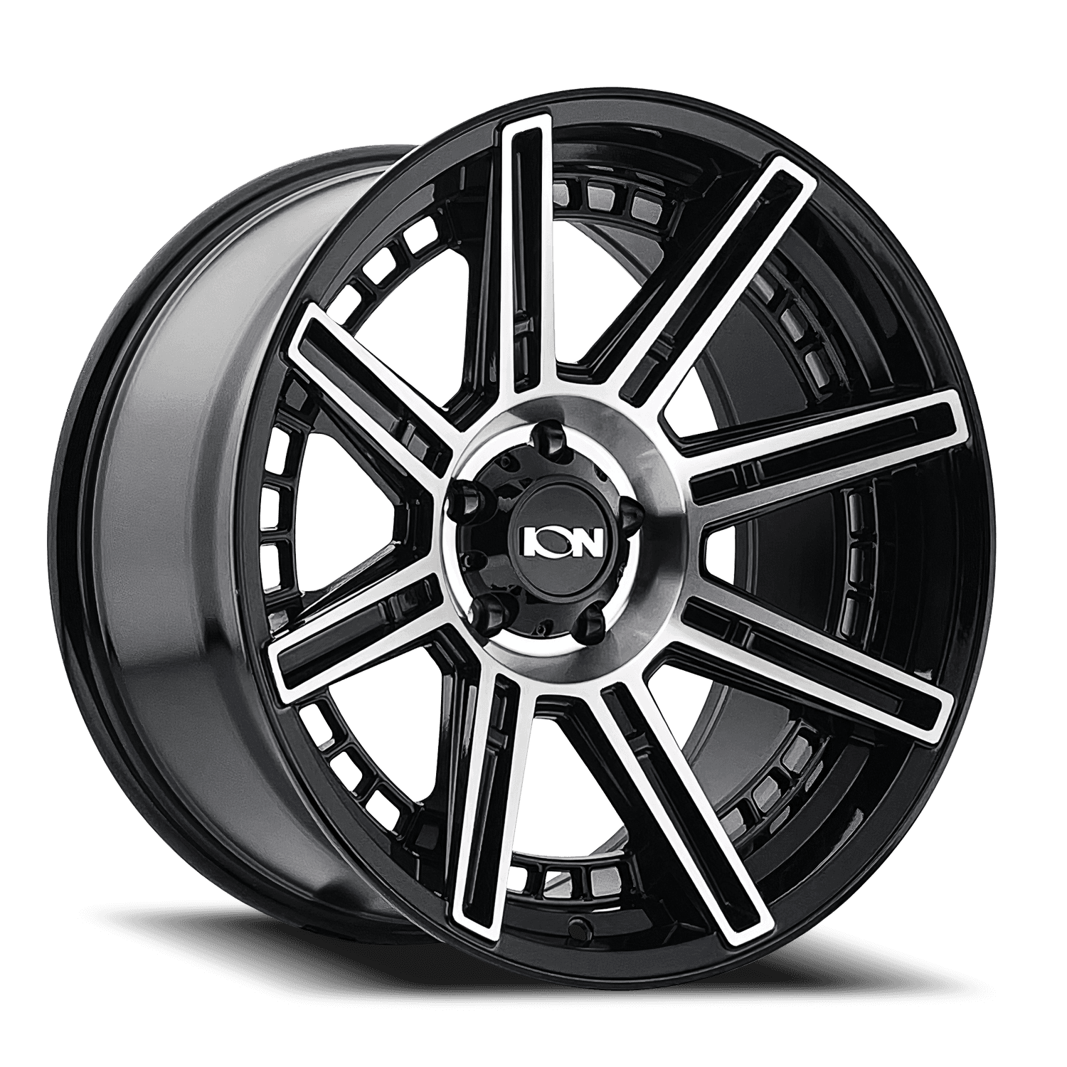Cast Aluminum Wheels 149 BM 20x10 Machined Black 6 On 139.7 Bolt Pattern -24 Offset ION Wheels product image