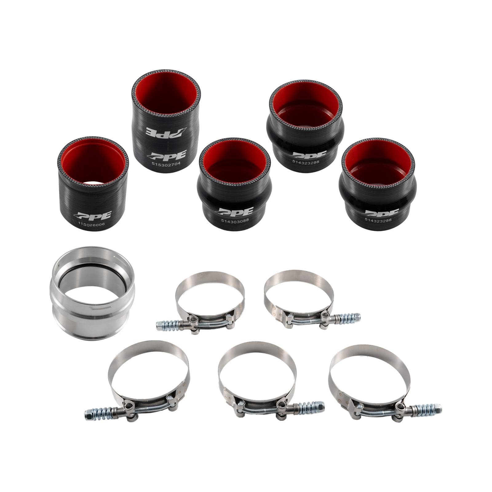 Charge Air Pipe Kit - GM 6.6L Duramax L5P 2017-2019 - Raw Pacific Performance Engineering product image