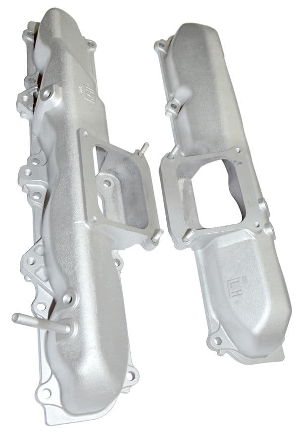 Pacific Performance Engineering L/R Bank Manifolds GM Duramax 06-10 Inchraw Inch PPE Diesel Silver PPE Diesel