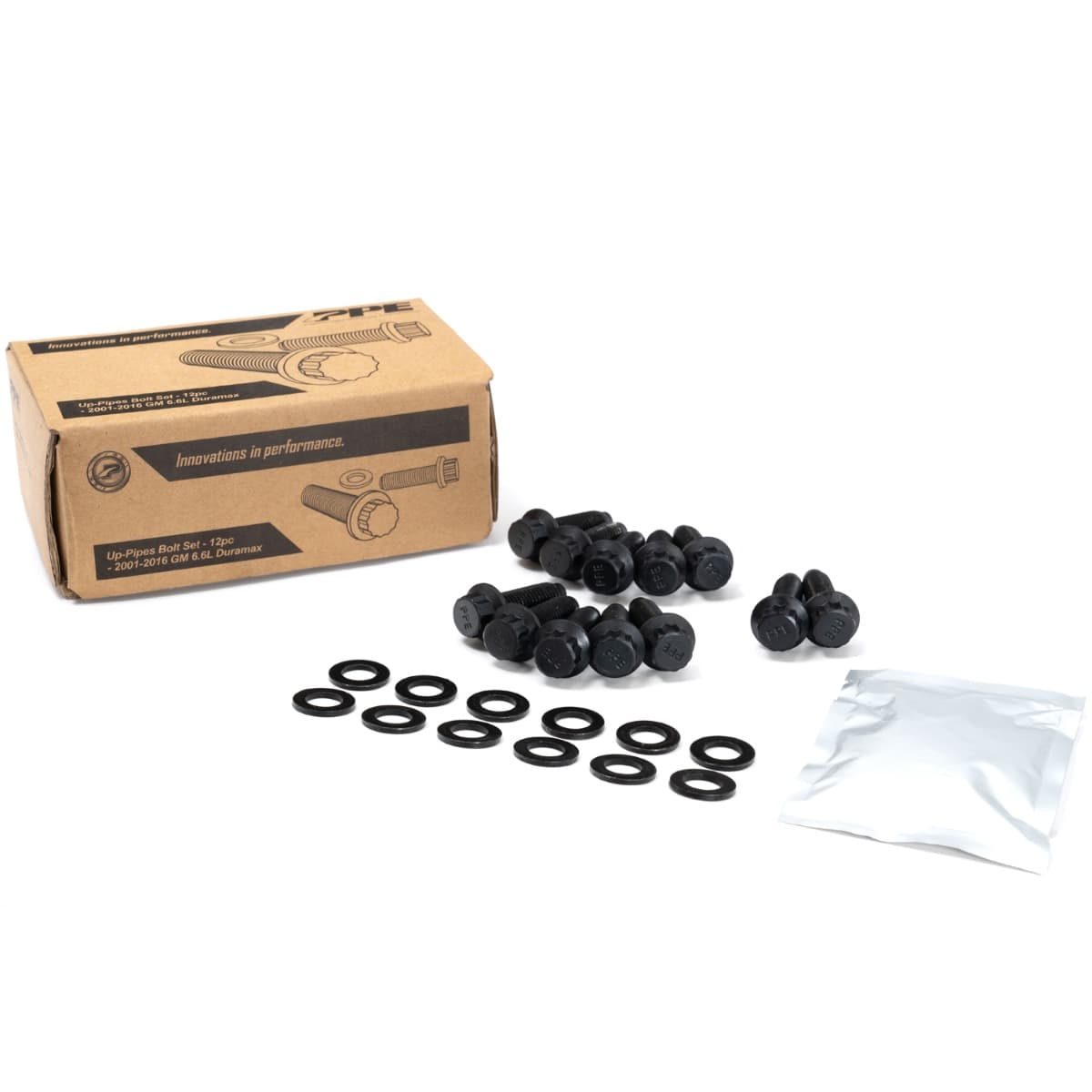 Pacific Performance Engineering 2001-2016 GM 6.6L Duramax Up-pipes Bolt Set 12pcs PPE