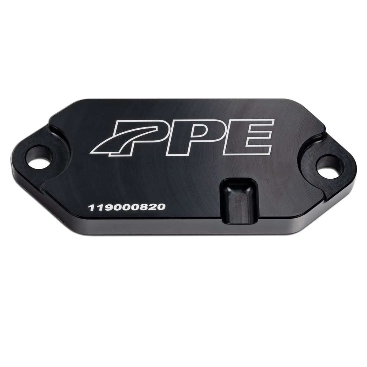 Pacific Performance Engineering 2001-2020 GM 6.6L Duramax Coolant Block-Off Plate - Billet Aluminum - Black
