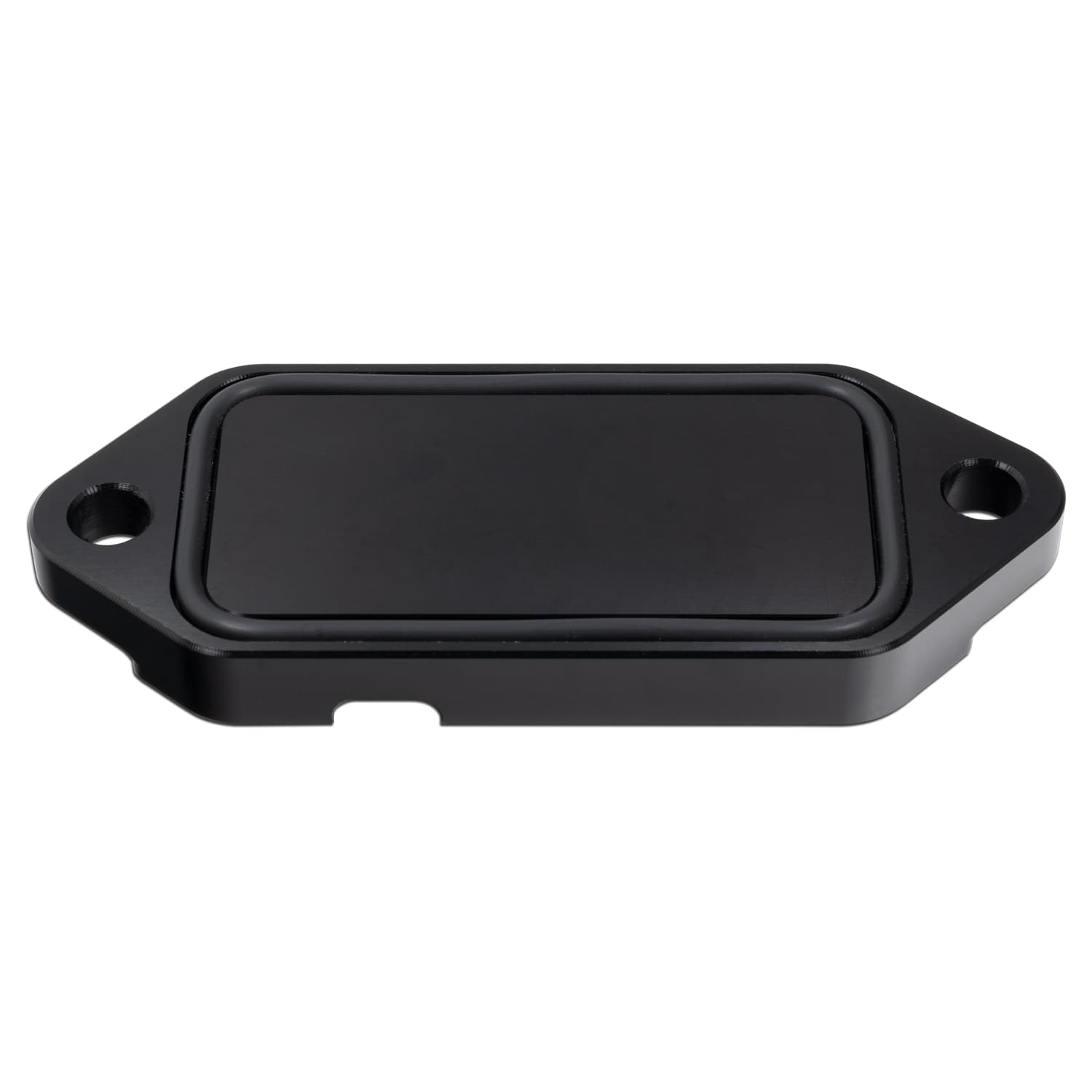 2001-2020 GM 6.6L Duramax Coolant Block-Off Plate - Billet Aluminum - Black product image