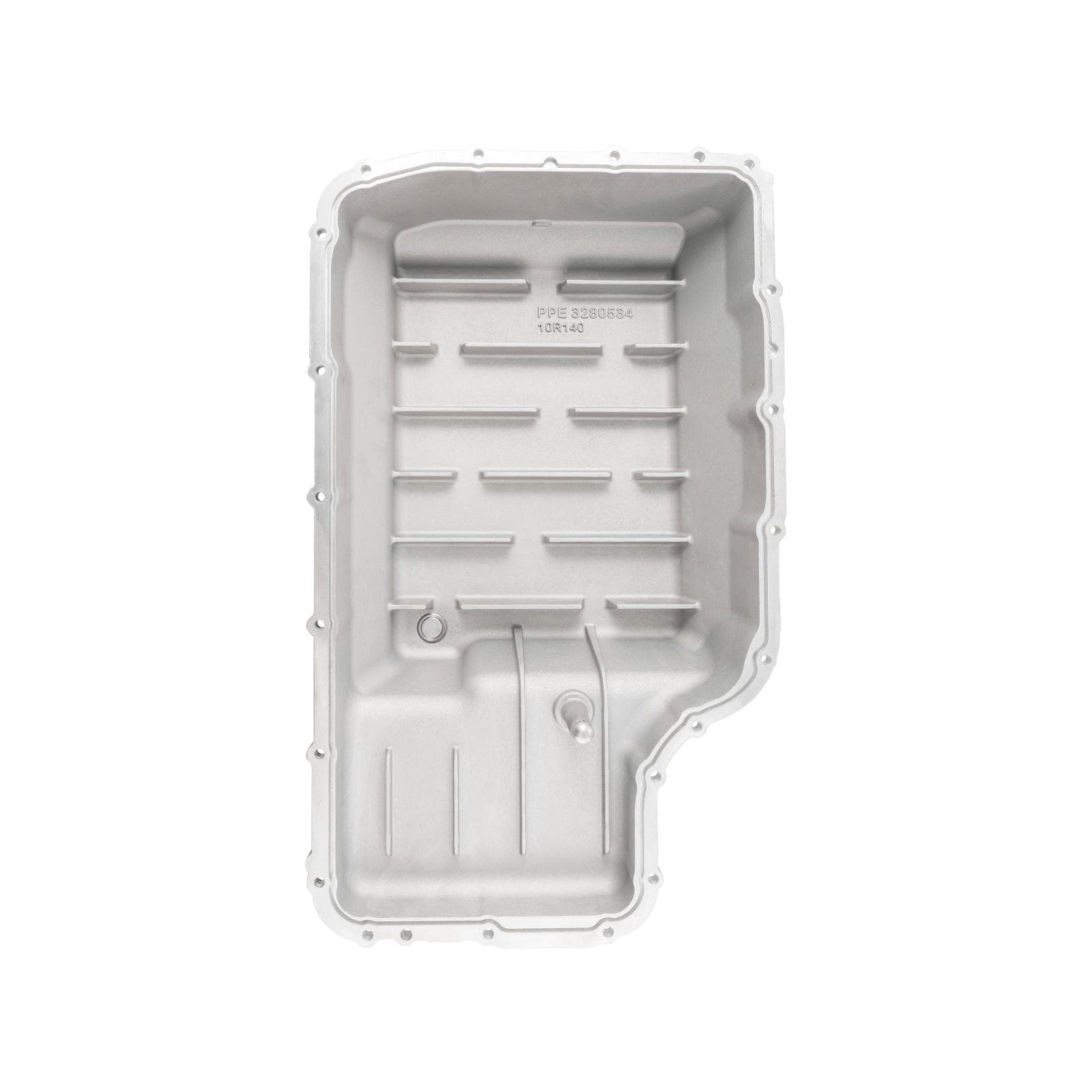 PPE 10R140 Deep Transmission Pan - Ford F-250/350/450/550/600 Gas 2020-2025 - Step Bottom - Raw - 328053400 product image