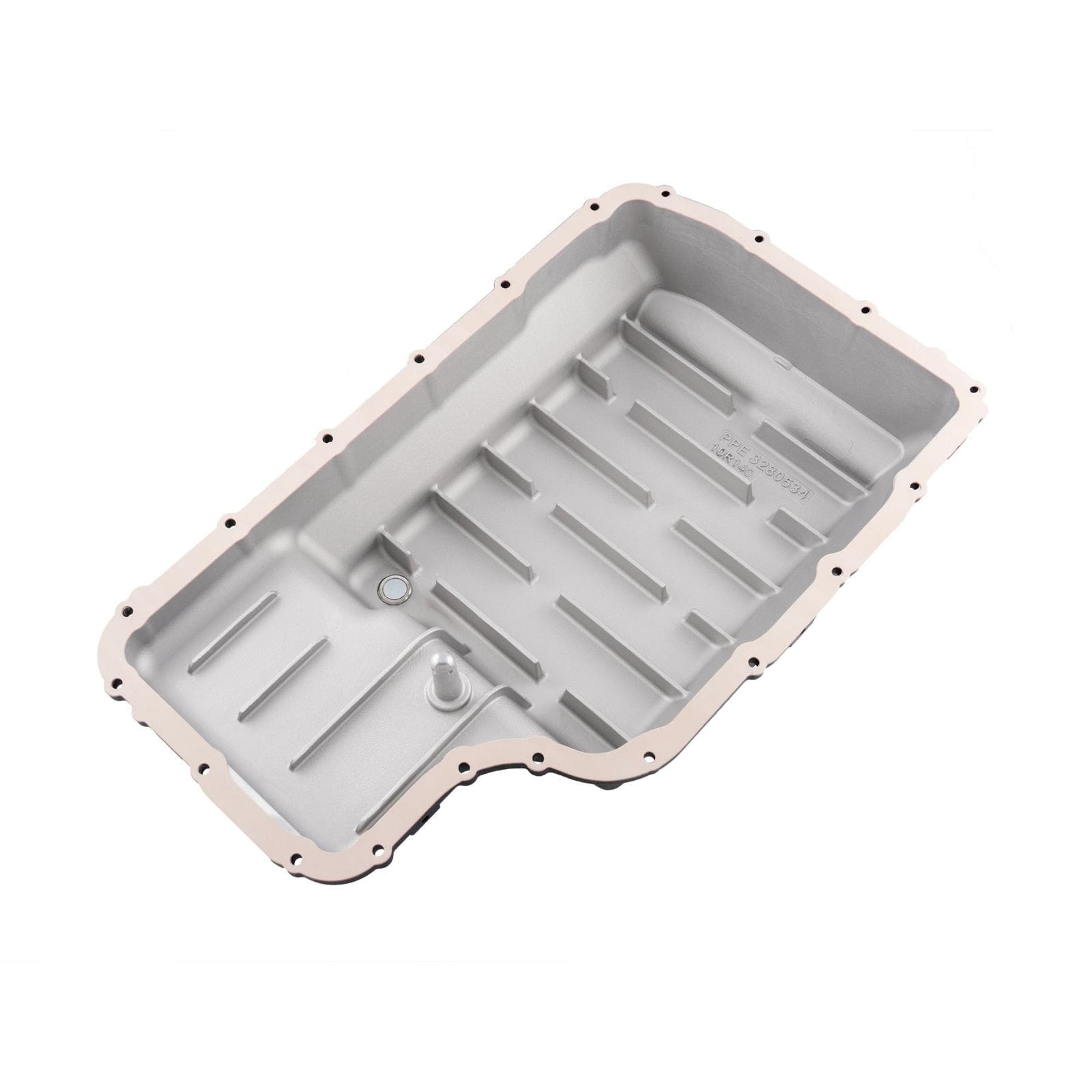 Pacific Performance Engineering PPE 10R140 Deep Transmission Pan - Ford F-250/350/450/550/600 Gas 2020-2025 - Step Bottom - Black - 328053420