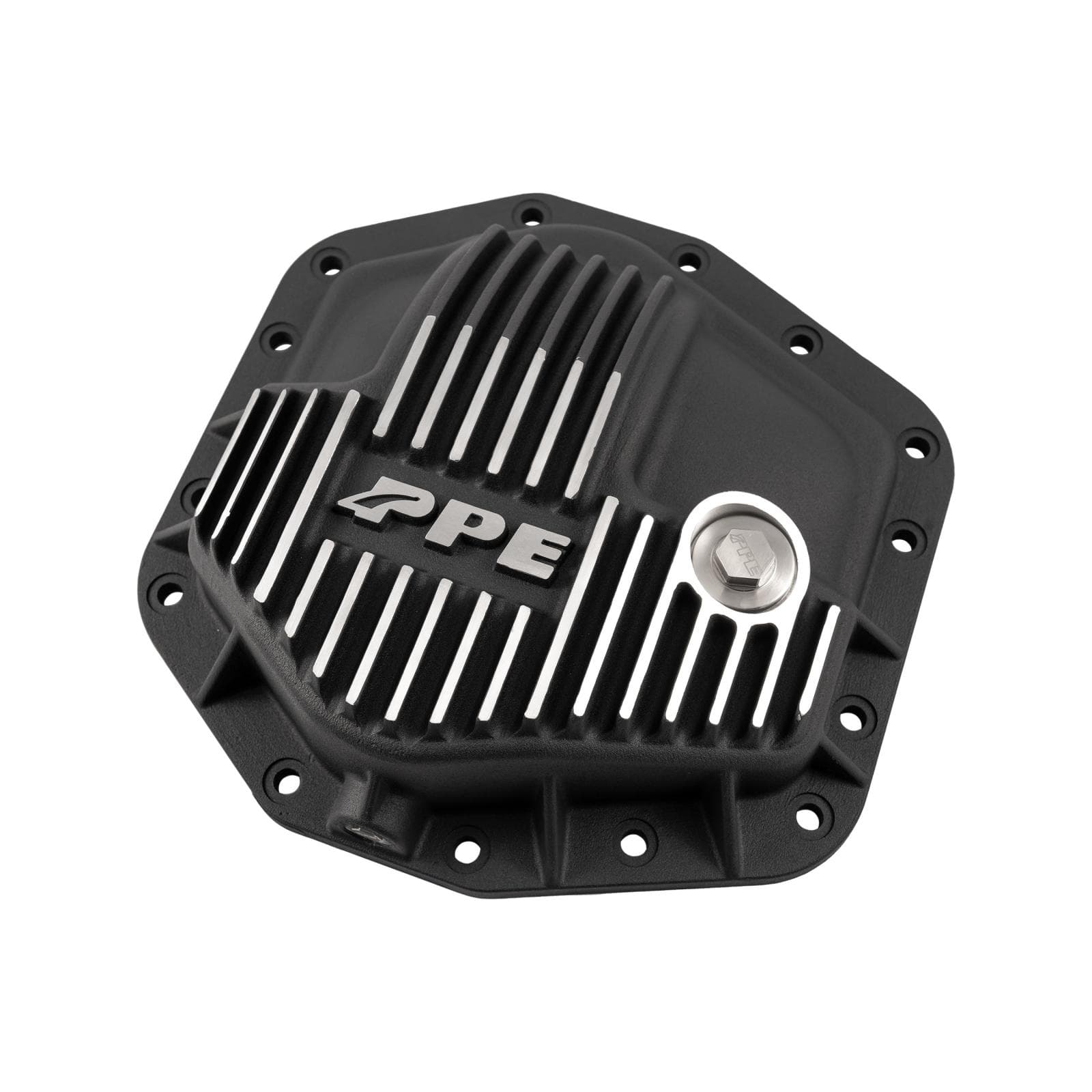 23-25 Ford Super Duty Dana M235 -14 Bolt Heavy-Duty Cast Aluminum Front Differential Cover Brushed Pacific Performance Engineering product image