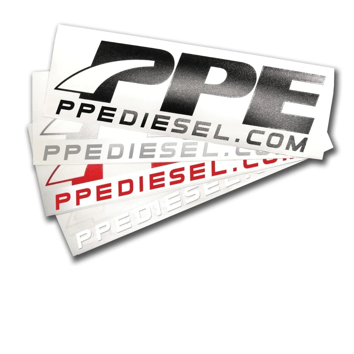 Pacific Performance Engineering PPE Cut Vinyl Sticker 8.5x2.5 Black PPE Diesel