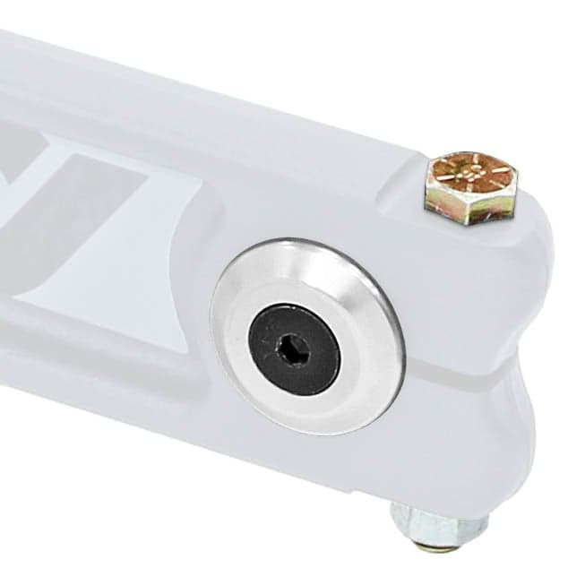 Antirock® Sway Bar Arm Hardware Kit; Incl. 2 Clear Anodized/Tapered Aluminum Washers/Flat Head Allen Bolts/0.375 in.-24 Arm Pinch Bolts/Nuts; product image