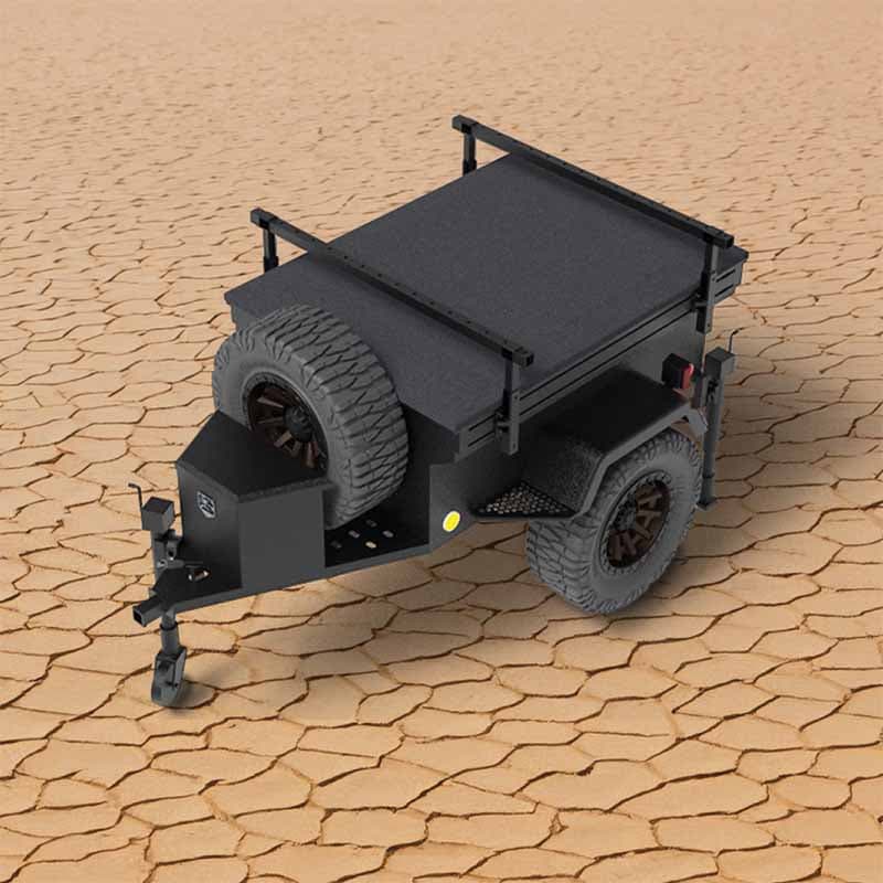 Overland Vehicle Systems Military Style Off Road Trailer w/ Full Articulating Suspension - 5x5 Bolt Pattern product image