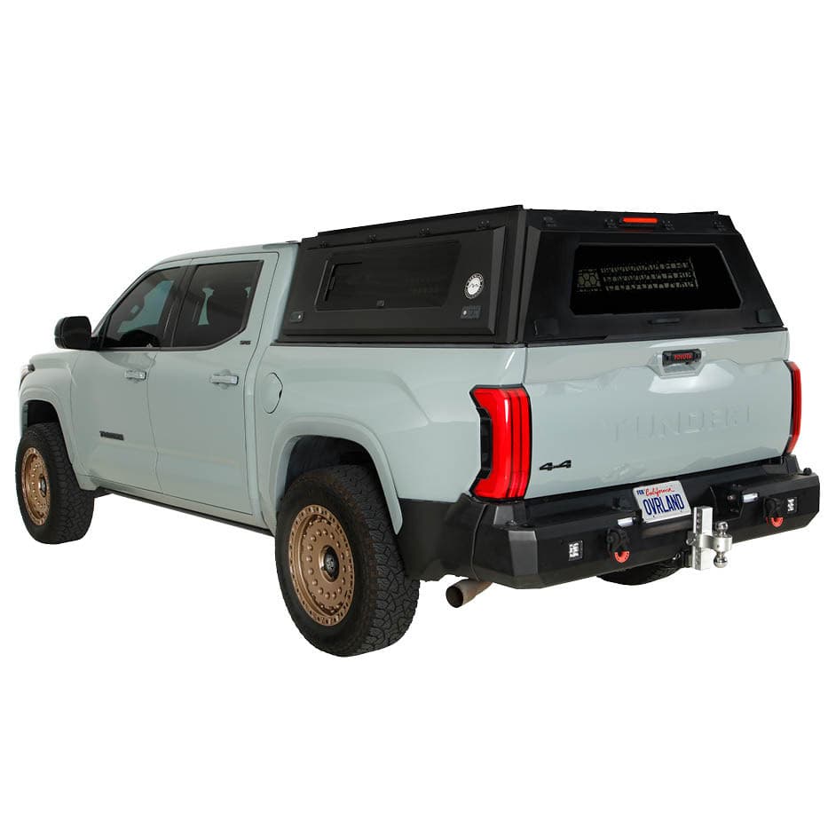 Expedition Pro Plus Truck Cap W/Full Wing Window Doors, Front and Rear Windows and 3rd Brake Light 20-26 Jeep Gladiator Overland Vehicle Systems product image