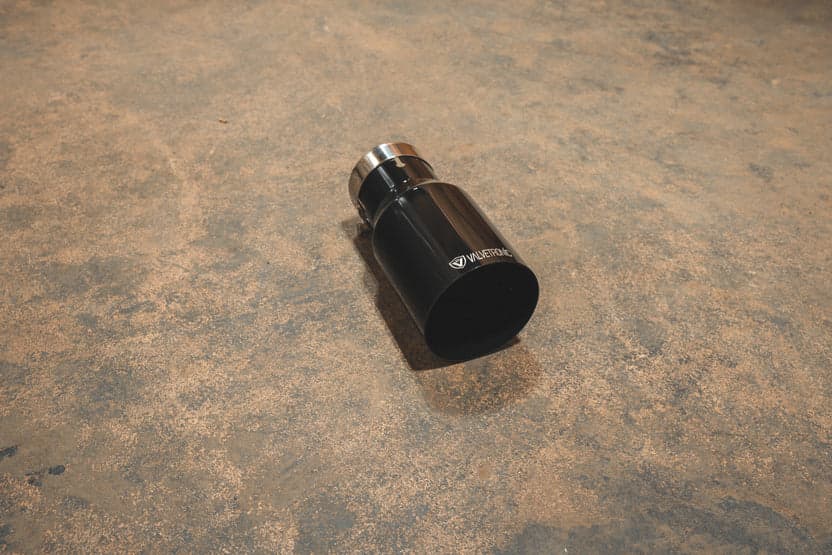 Universal Exhaust Tips 2.5 Inch T304 Stainless Steel Black Valvetronic Designs product image
