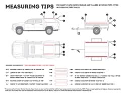 Front Runner Truck Canopy or Trailer with OEM Track Slimline II Rack Kit 1425mmW X 752mmL