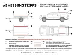 Truck Canopy or Trailer with OEM Track Slimline II Rack Kit Tall 1165mmW X 954mmL product image