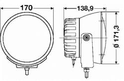 Hella 009094331 Rallye 4000i Compact Xenon Driving Beam Lamp 12V D1S ECE product image