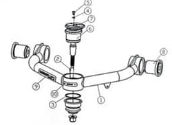Stock/Leveling/Big Lifts Upper Control Arms-New Bushings/High Angle Ball Joint product image