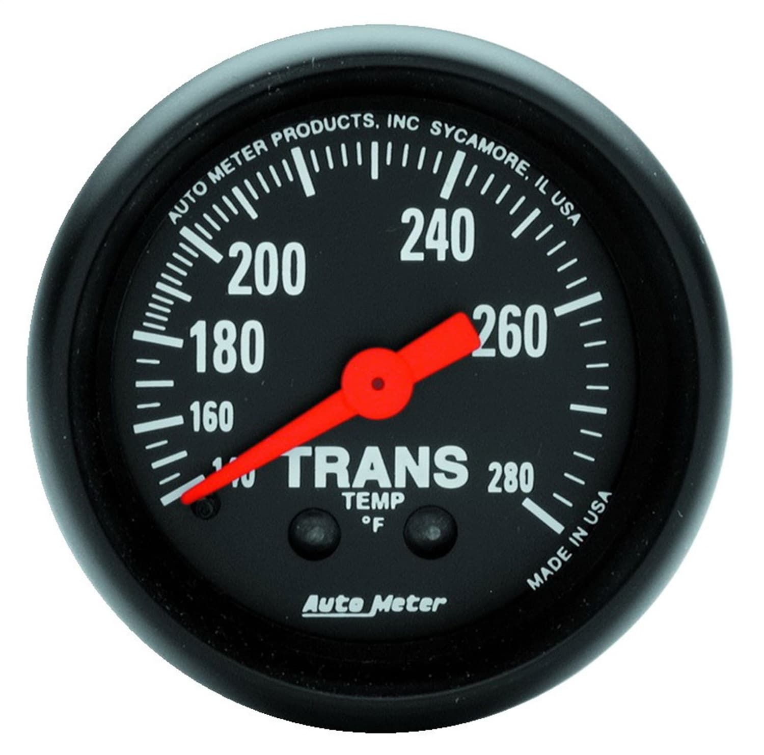 Gauge, Transmission Temp, 2 1/16", 140-280?F, Mechanical, 8ft., Z Series product image