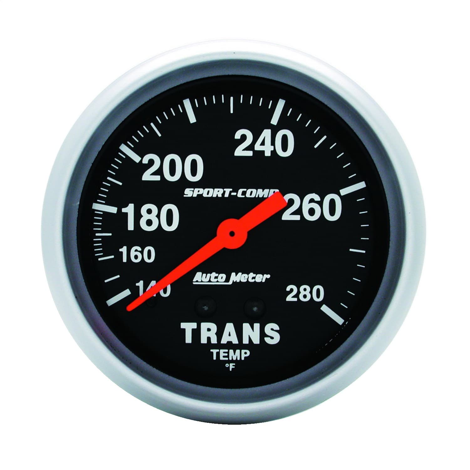 Gauge, Transmission Temp, 2 5/8", 140-280?F, Mechanical, 8ft., Sport-Comp product image