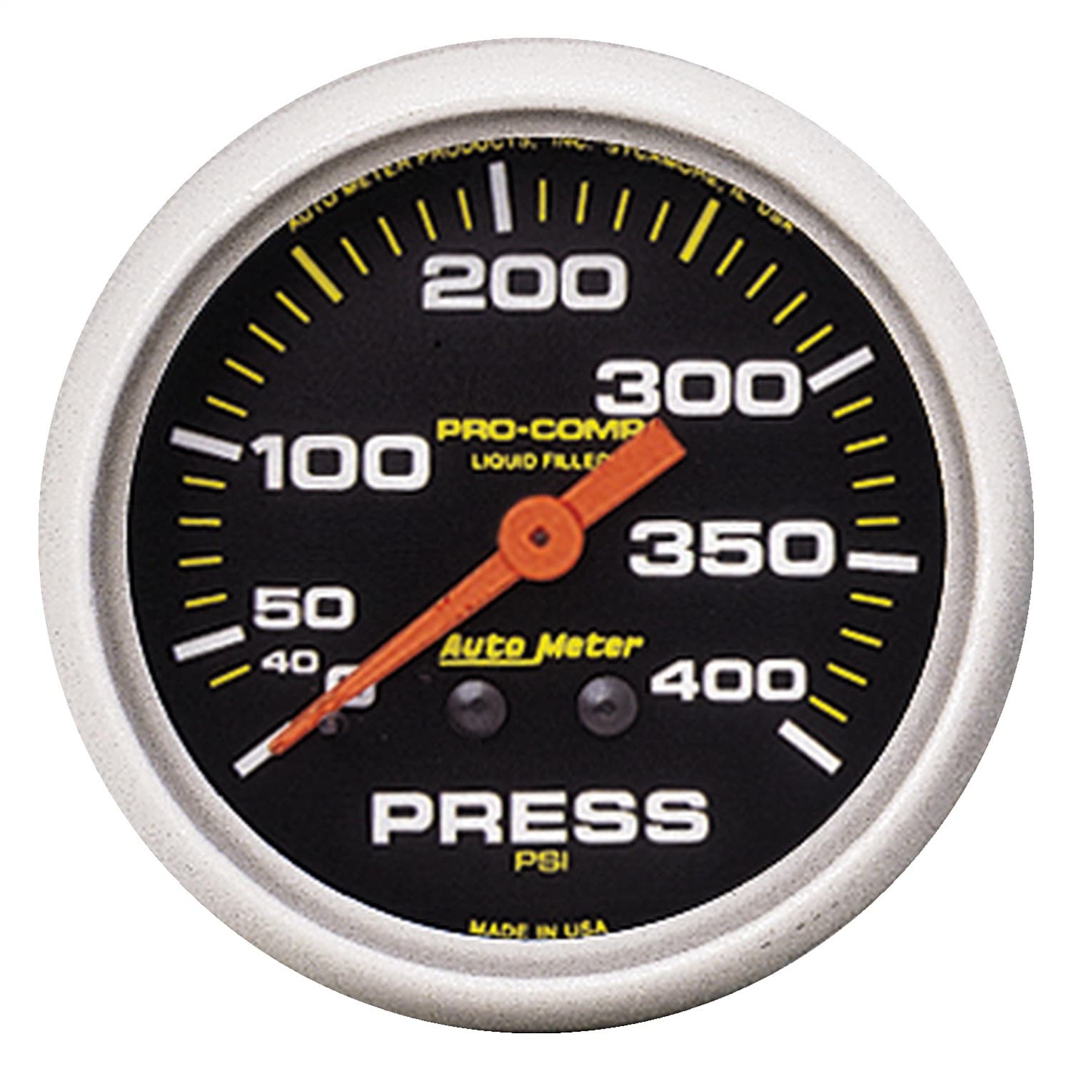 Gauge, Pressure, 2 5/8", 400psi, Liquid Filled Mech, Pro-Comp product image