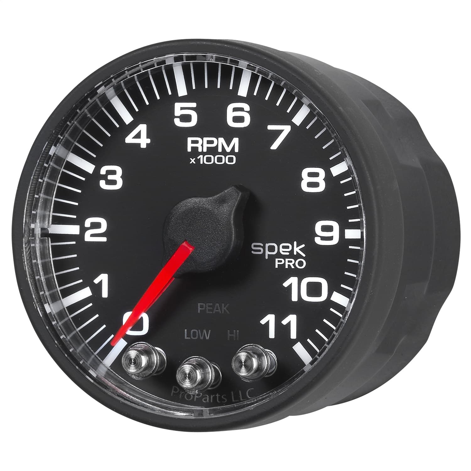 Gauge, Tach, 2 1/16", 11k RPM, w/ Shift Light & Peak Mem, Blk, Spek-Pro product image