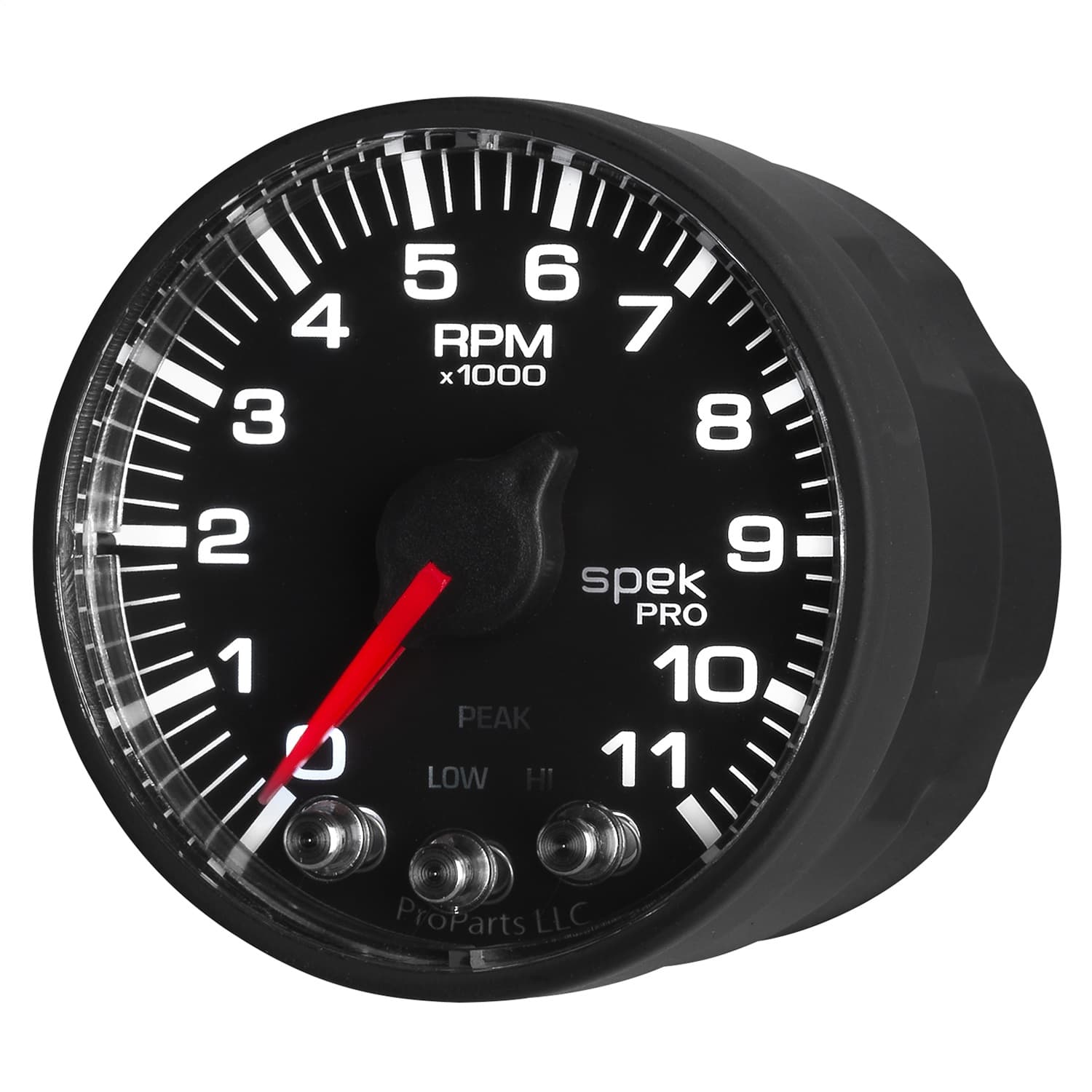 Gauge, Tach, 2 1/16", 11k RPM, w/ Shift Light & Peak Mem, Blk, Spek-Pro product image