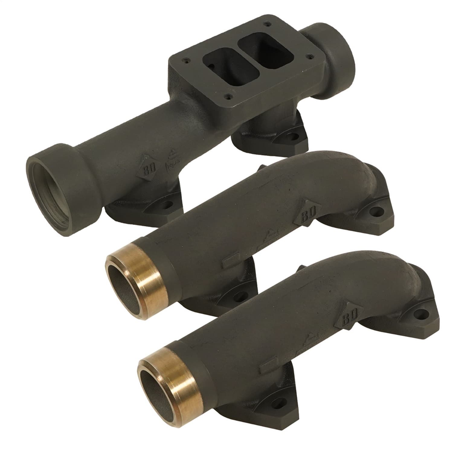 BD Diesel 1048002 CAT T6 CERAMIC COATED EXHAUST MANIFOLD/CAT 3406E 93-98/C15 NON-ACERT 99-03 product image