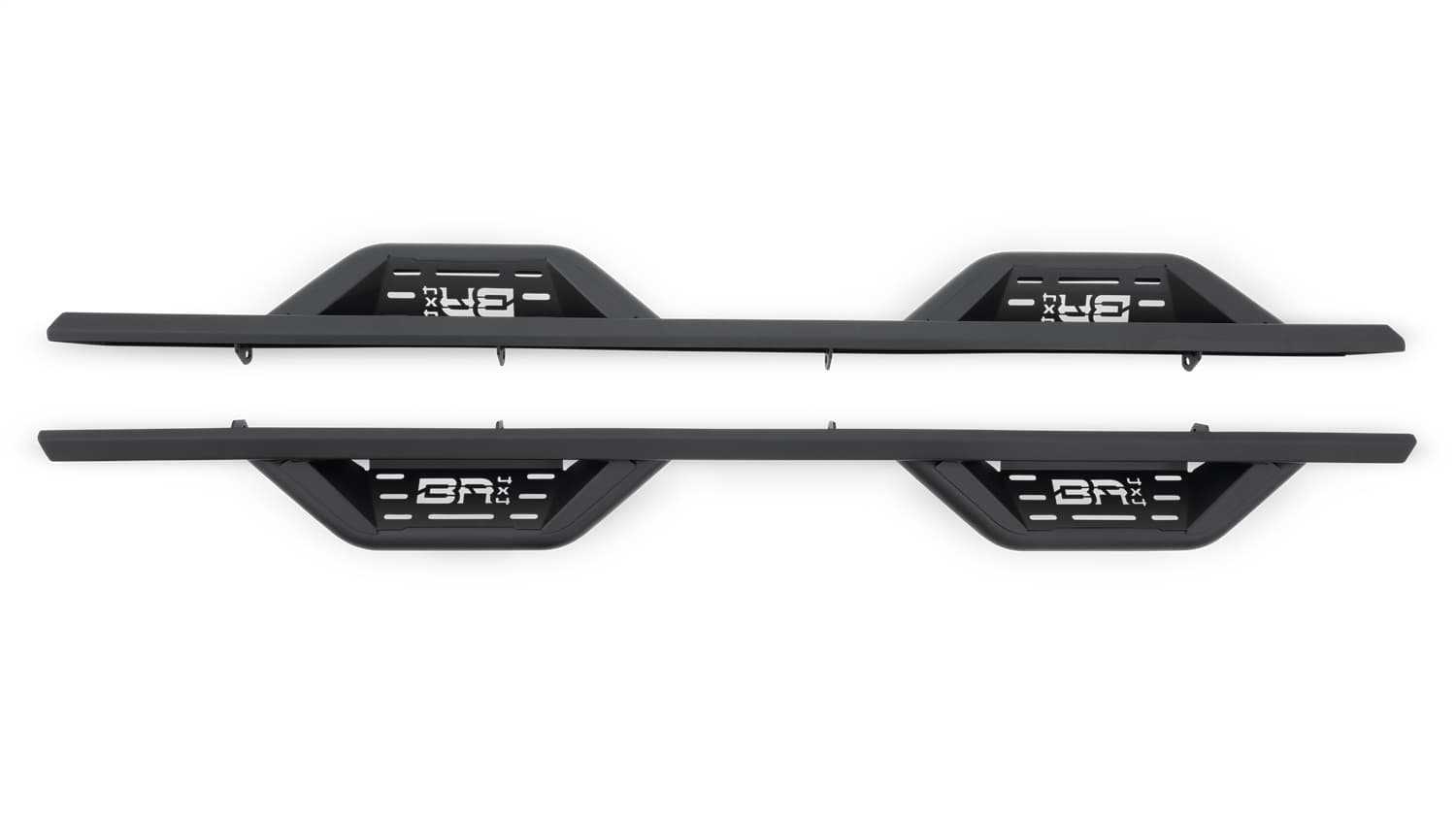 Ambush Side Steps; 2 in. Ergonomic Style; Step Slider; Steel Construction; product image
