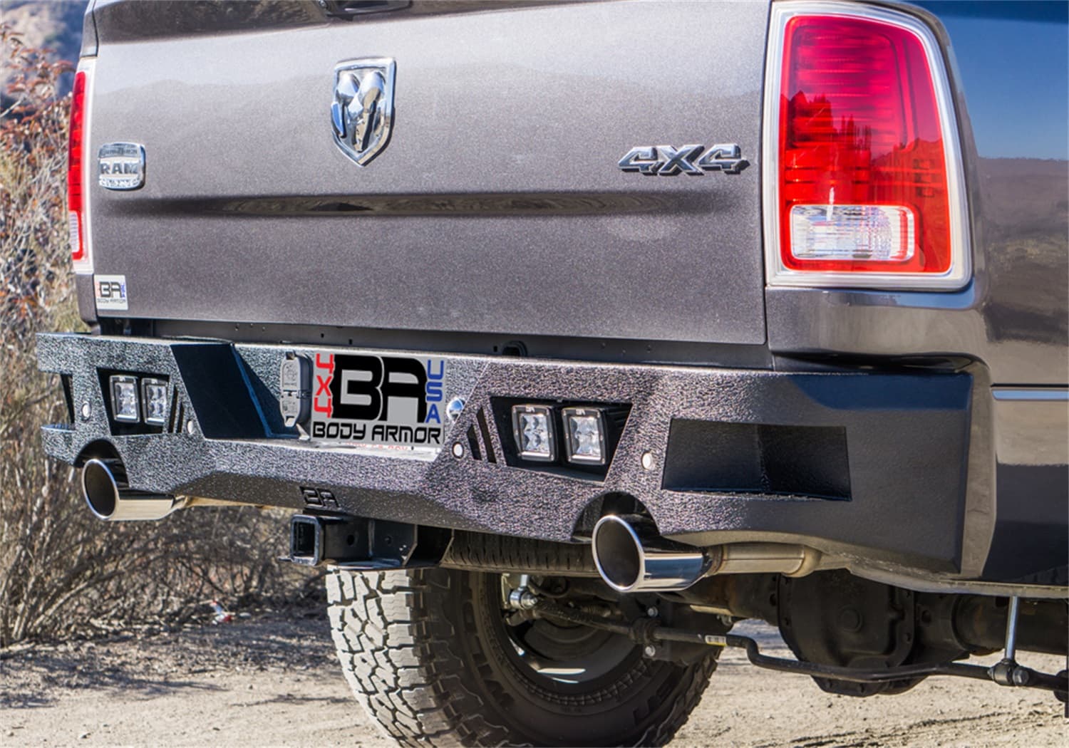 Body Armor 4x4 FD-2964 Eco Series Rear Bumper, Black, F-250 product image