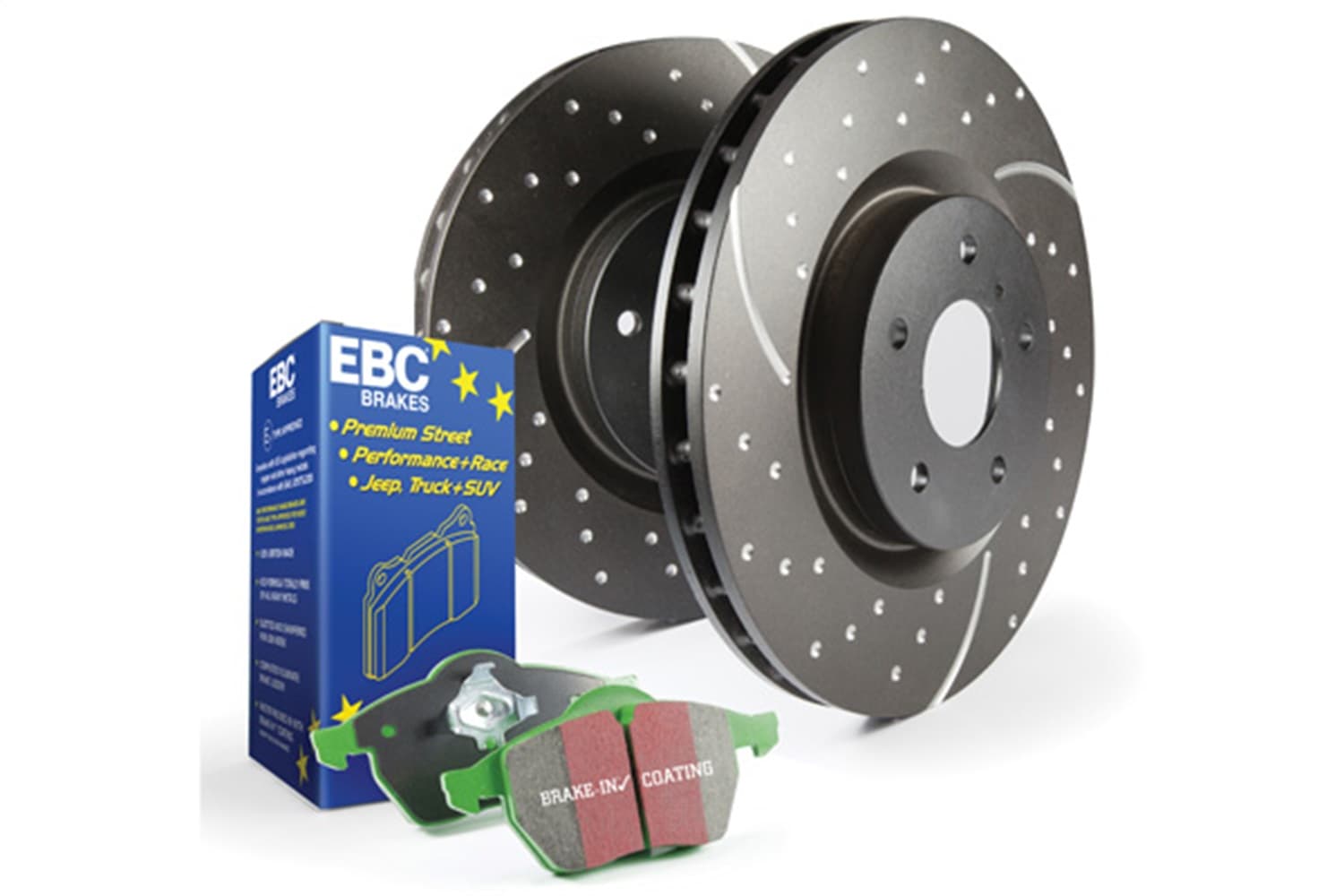 S3 Kits Greenstuff 6000 and GD Rotors; Front; FMSI Pad No. D477; Vented; 5 Bolt Holes; 280mm Dia.; 78mm Height; 24mm Thick; 72.1mm Center Hole Dia.; product image