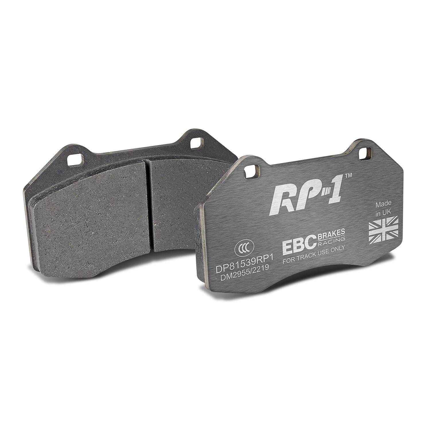 EBC RP-1 Race Brake Pads; Rotor Num: RK7507; Vented; 5 Bolt Holes; 12.4 in. Rotor Dia.; 316/320/305/330/312/340/330 mm. Dia.; D1379 FMSI Design; product image