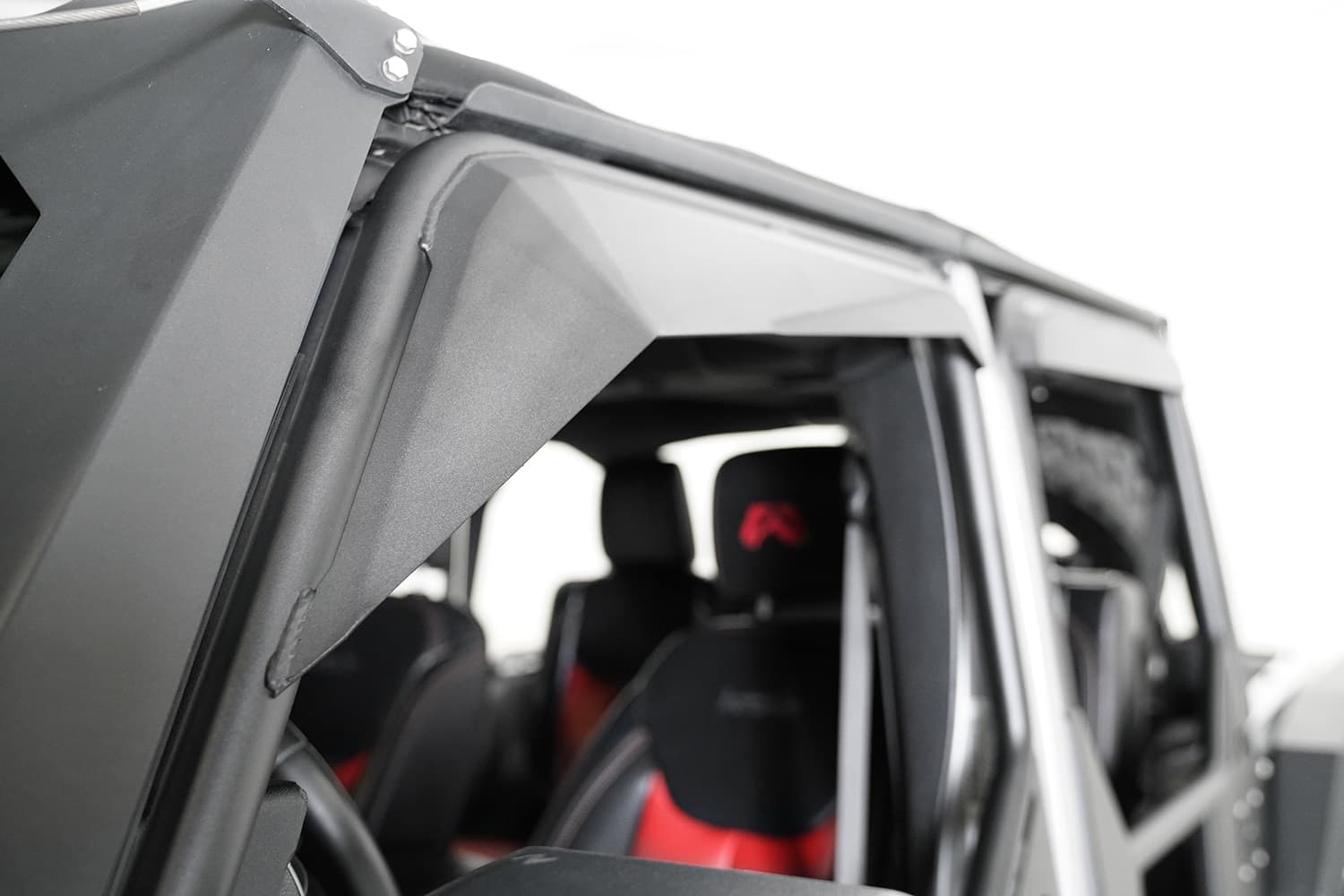 Full Tube Doors; Single Stage Black Powder Coat; Front; Height 4 in.; Width 35 in.; Length 44 in.; product image