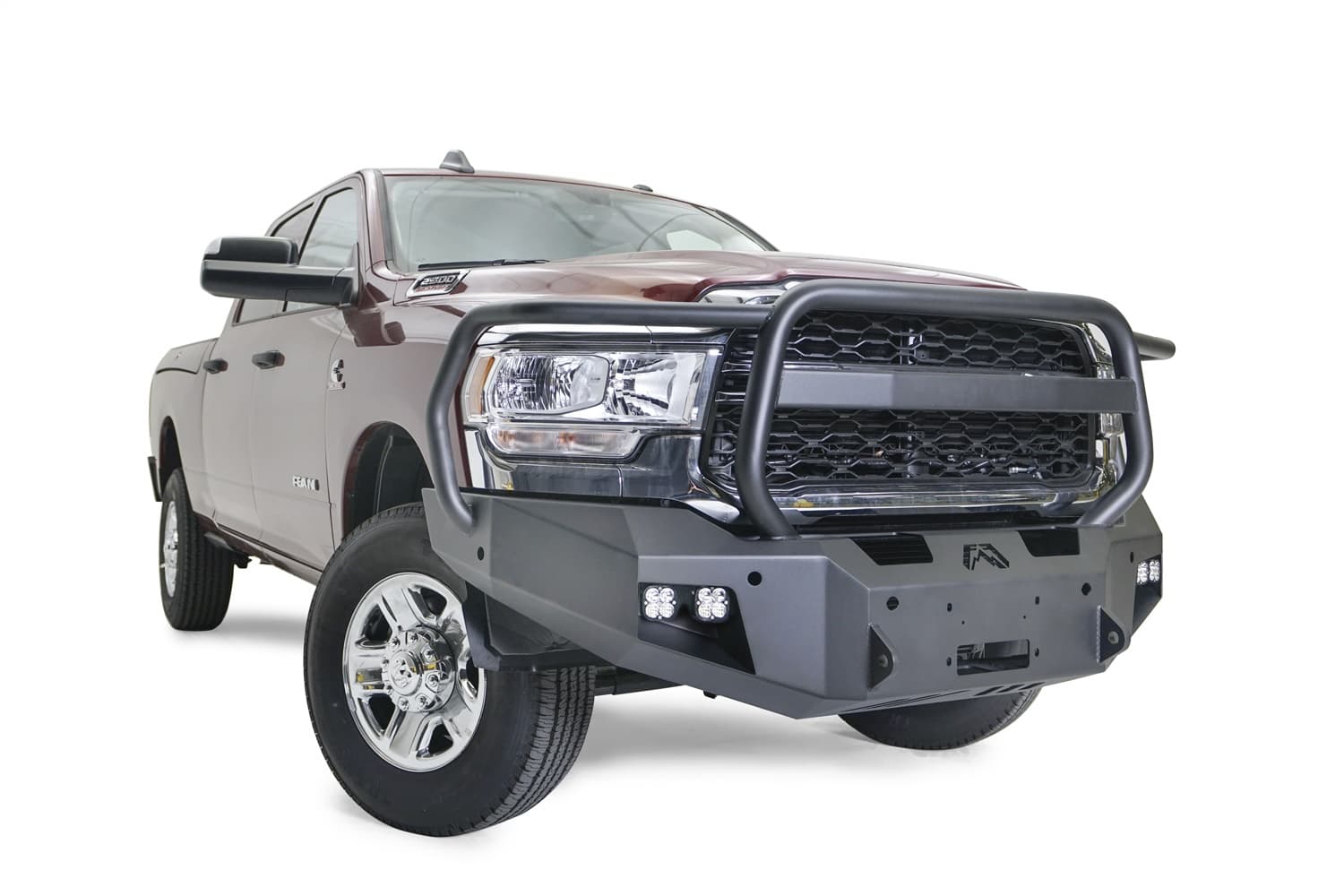 19c RAM 2500/3500/4500/5500 HD Premium Front Bumper w/ Full Grill Guard product image