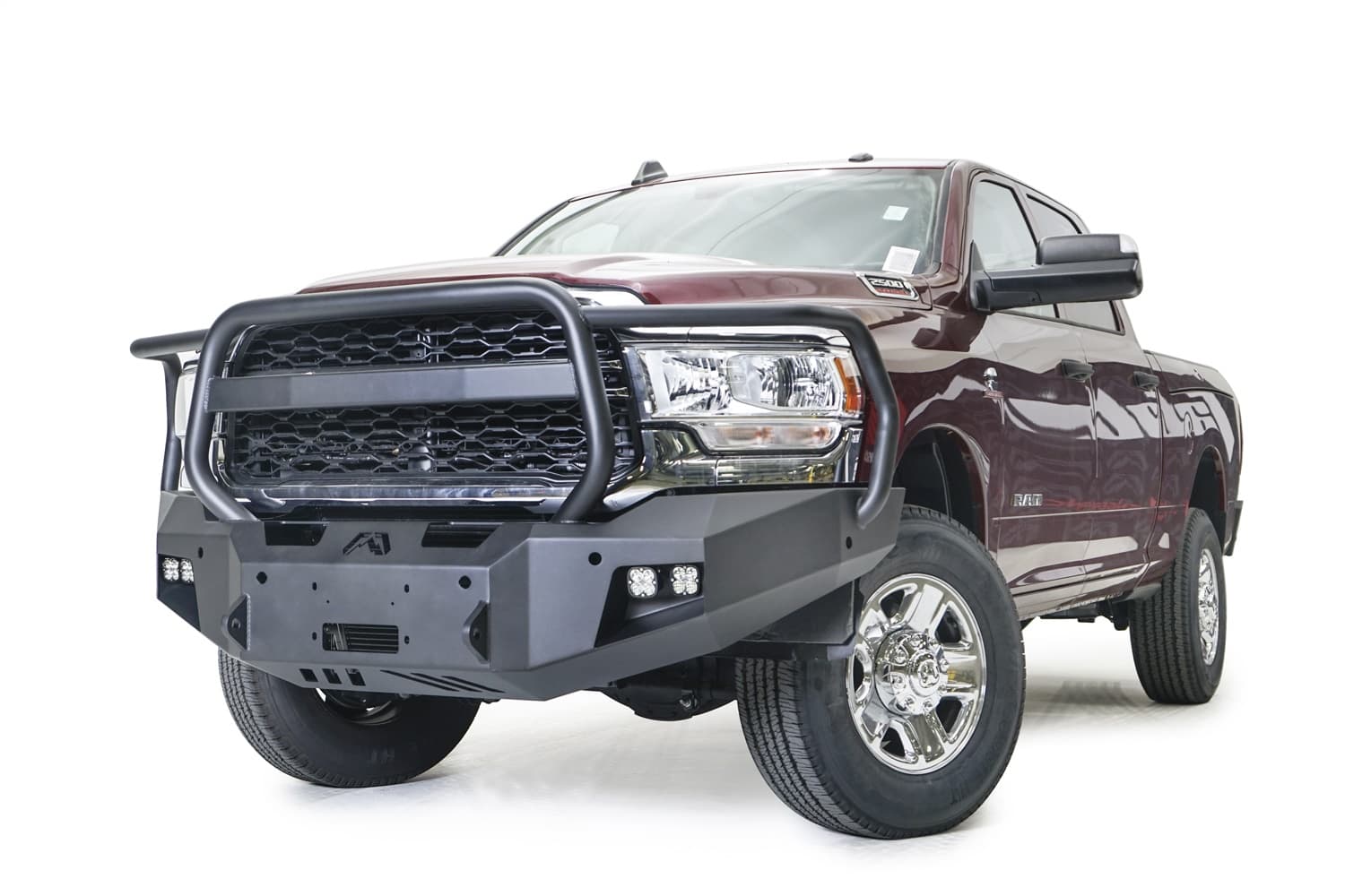 19c RAM 2500/3500/4500/5500 HD Premium Front Bumper w/ Full Grill Guard product image