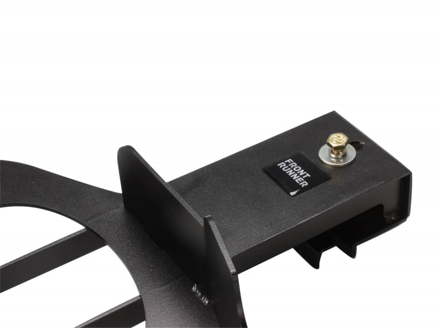 Side Mount Jerry Can Holder; Incl. Installation Hardware; Fitting Instruction; Black Powder-Coated; High Strength Steel; 9.1 in. L x 15.2 in. W x 28 in. H; product image