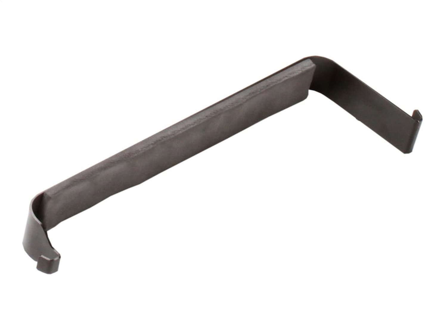 Side Mount Jerry Can Holder Spare Strap; Black Powder-Coated; High Strength Steel; 15.2 in. L x 1.5 in. W x 4.4 in. H; product image