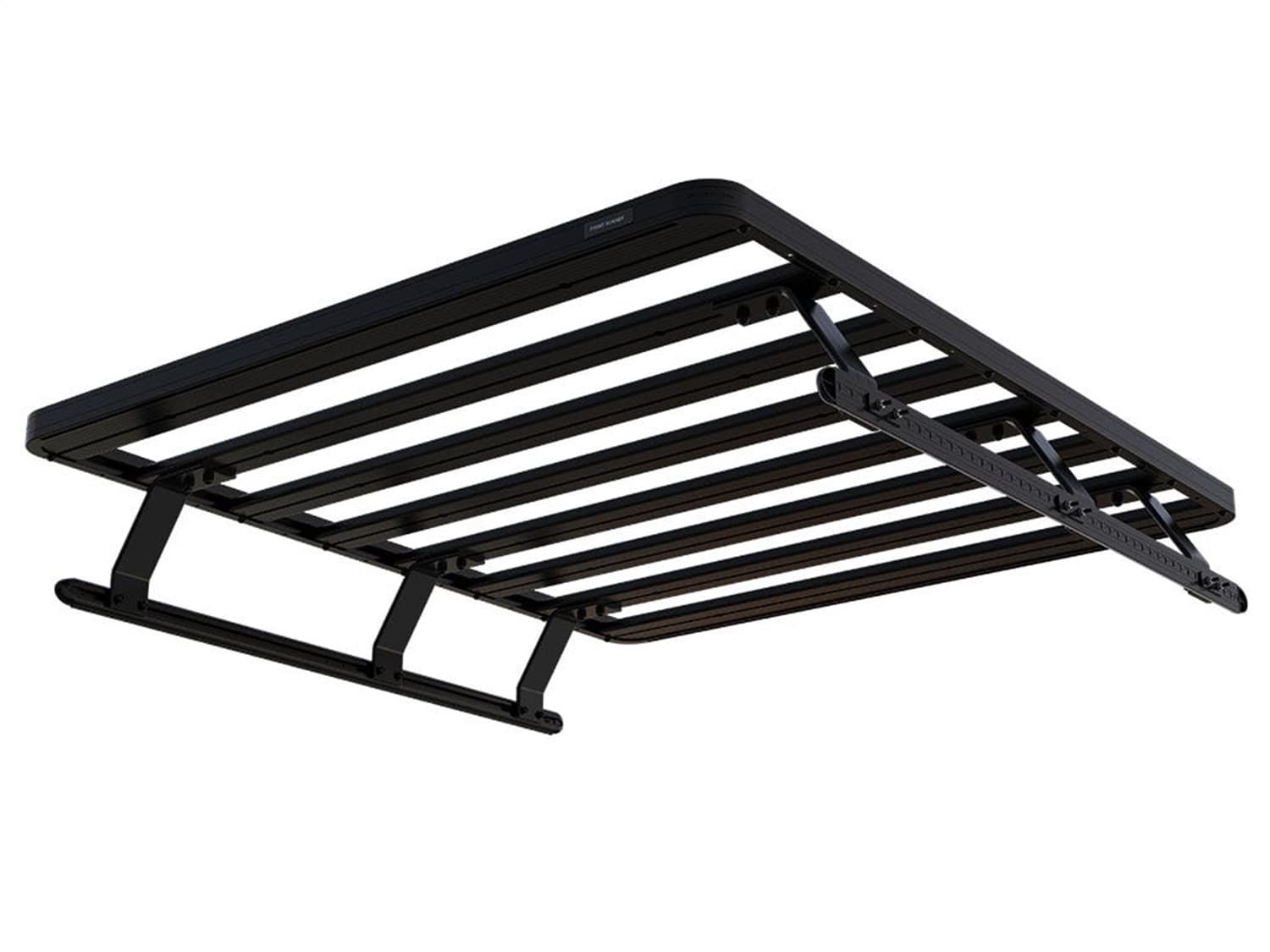 Slimline II Load Bed Rack Kit; incl. Universal Load Bed Leg; Roof Load Bar Pair 1575mm W; Bakkie Load Bed Tracks 1200mm L; product image