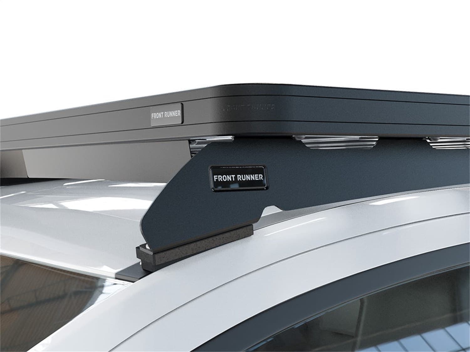 Slimline II Roof Rack Kit; Low Profile; Incl. Wind Deflector And [2] Low-Profile Foot Rails; product image