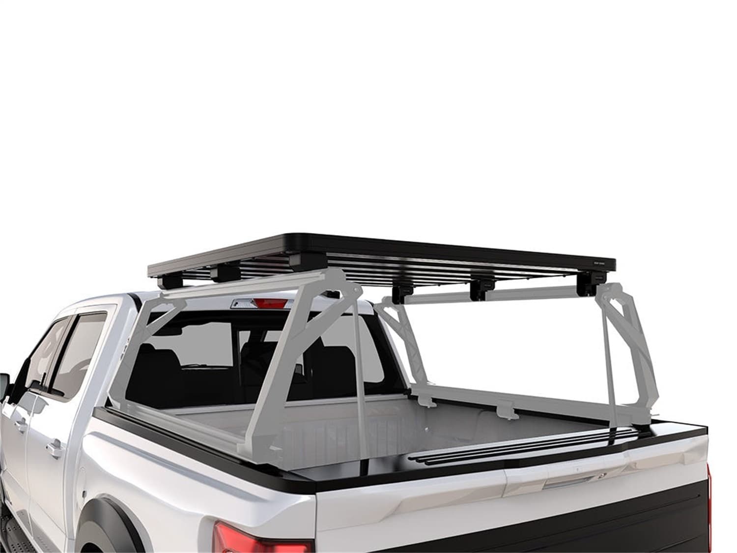 Slimline II Bed Rack Kit; Incl. 3 Foot/Leitner Cargo System; 1425mm x 1358 SLII Tray; product image