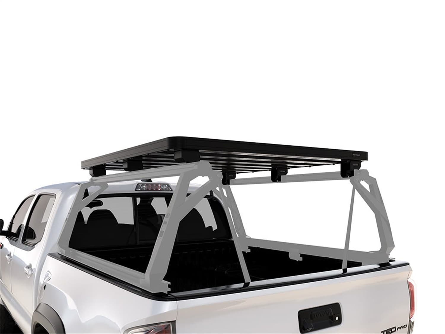 Slimline II Bed Rack Kit; Incl. 3 Foot/Leitner Cargo System; 1255mm x 1358 SLII Tray; product image
