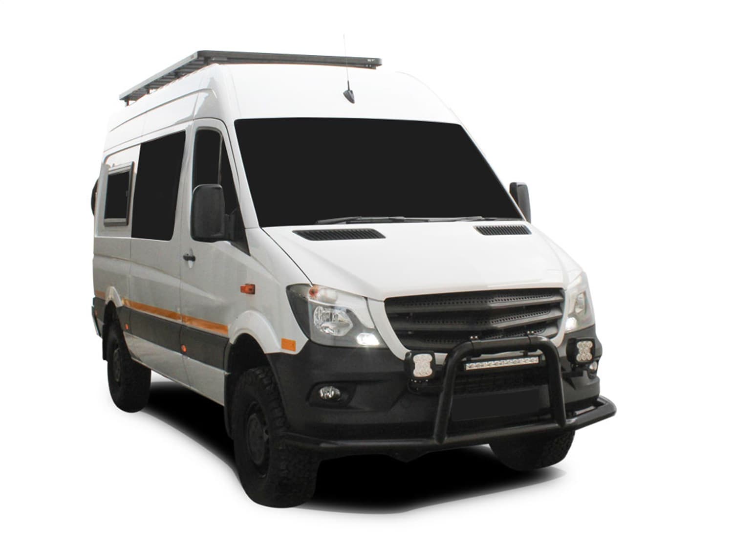 Mercedes Benz Sprinter 2nd Gen 906 2006-Current Slimline II Roof Rack Kit Tall product image