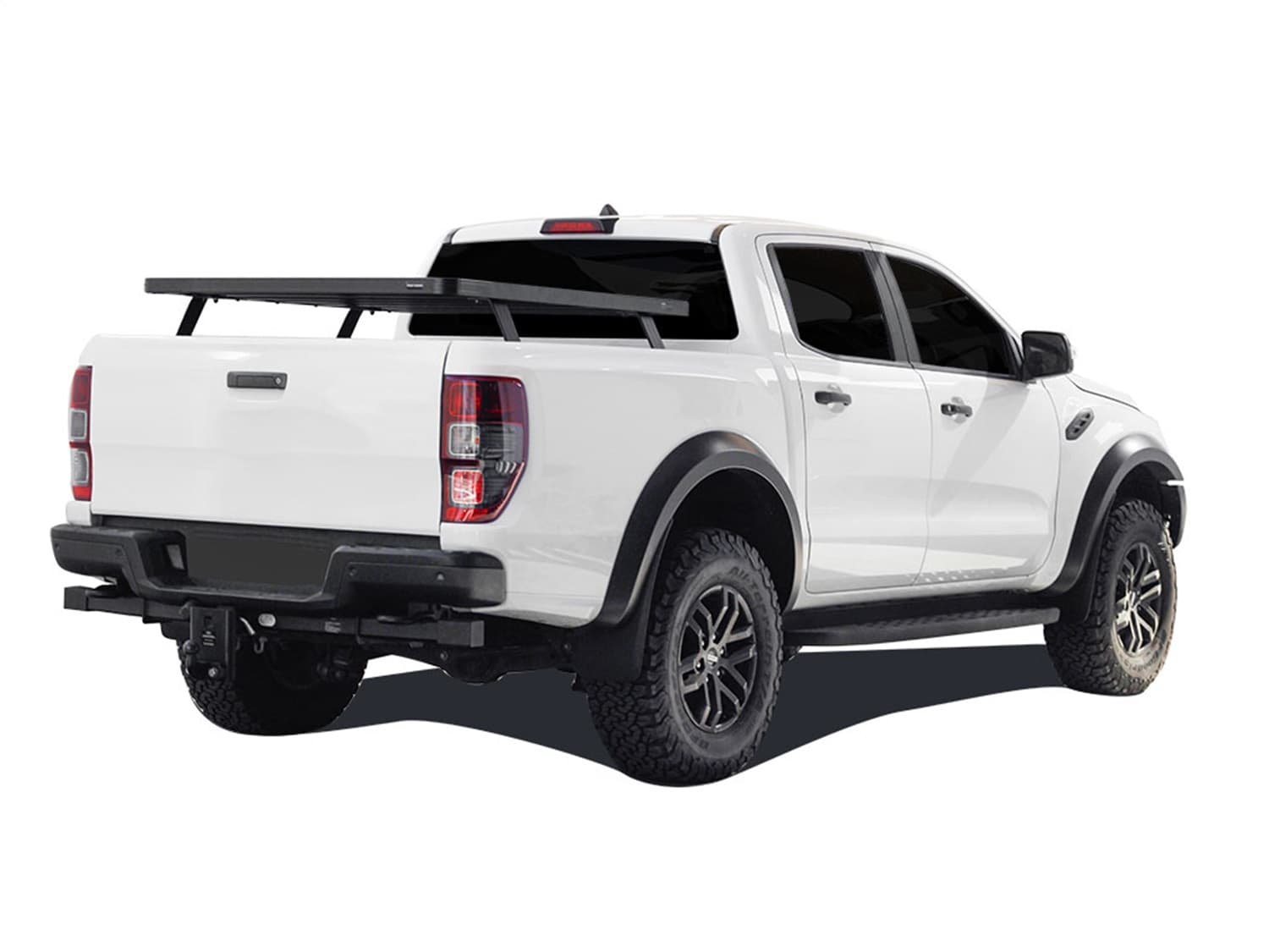 Roll Top Slimline II Load Bed Rack Kit; 1425 W x 1156 L; Incl. 2 Tracks; 4 Roll Top Legs; product image