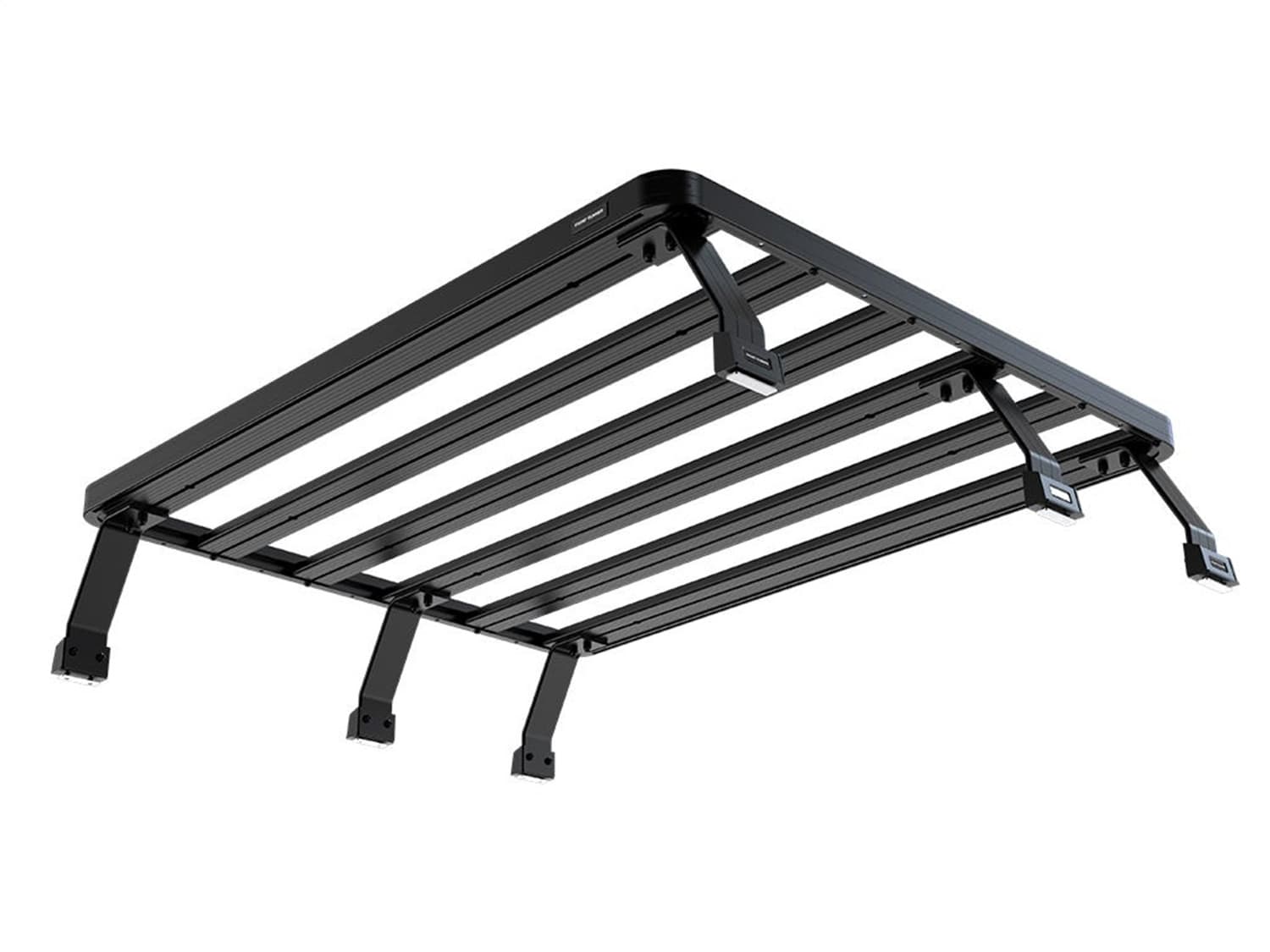 Roll Top Slimline II Load Bed Rack Kit; Incl. 3 Pick-Up Roll Top Leg Mount/Tall [Pair]; 3 Track Mount Stud Plate; 1425mm x 1156mm SLII Tray; For 2014-2023 Ford Ranger Wildtrak; product image