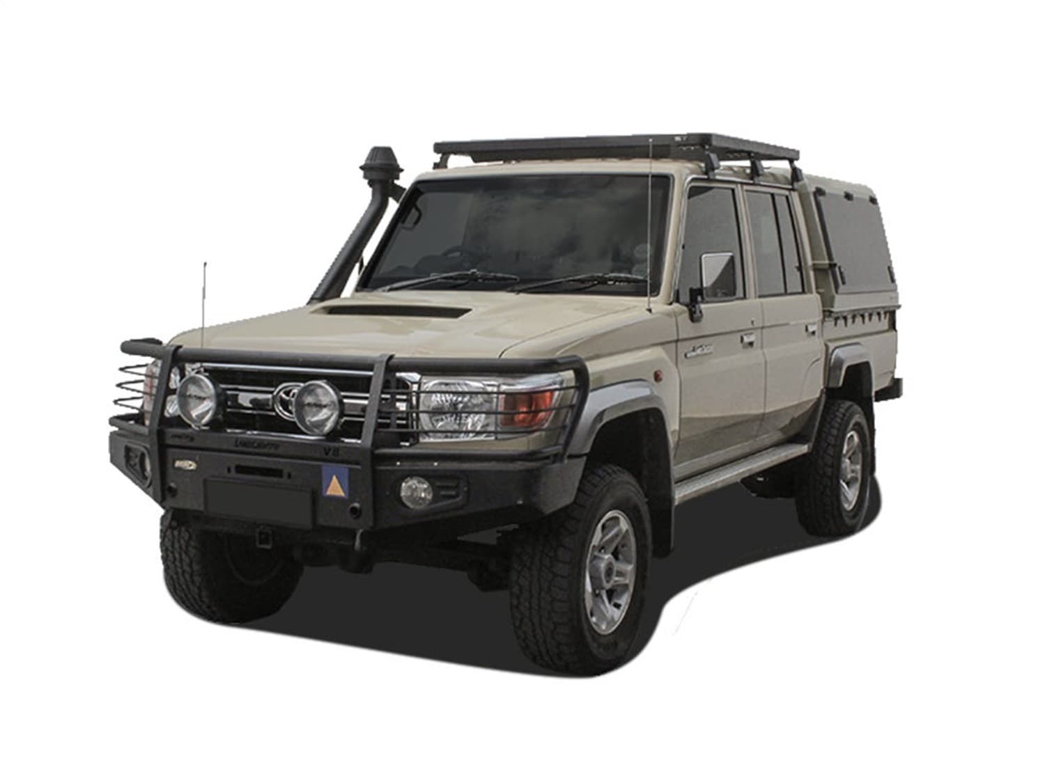 Slimline II Roof Rack Kit; For 1999-2023 Toyota Land Cruiser 78 Series Double Cab Pickup; 1425 W x 1358 L; product image
