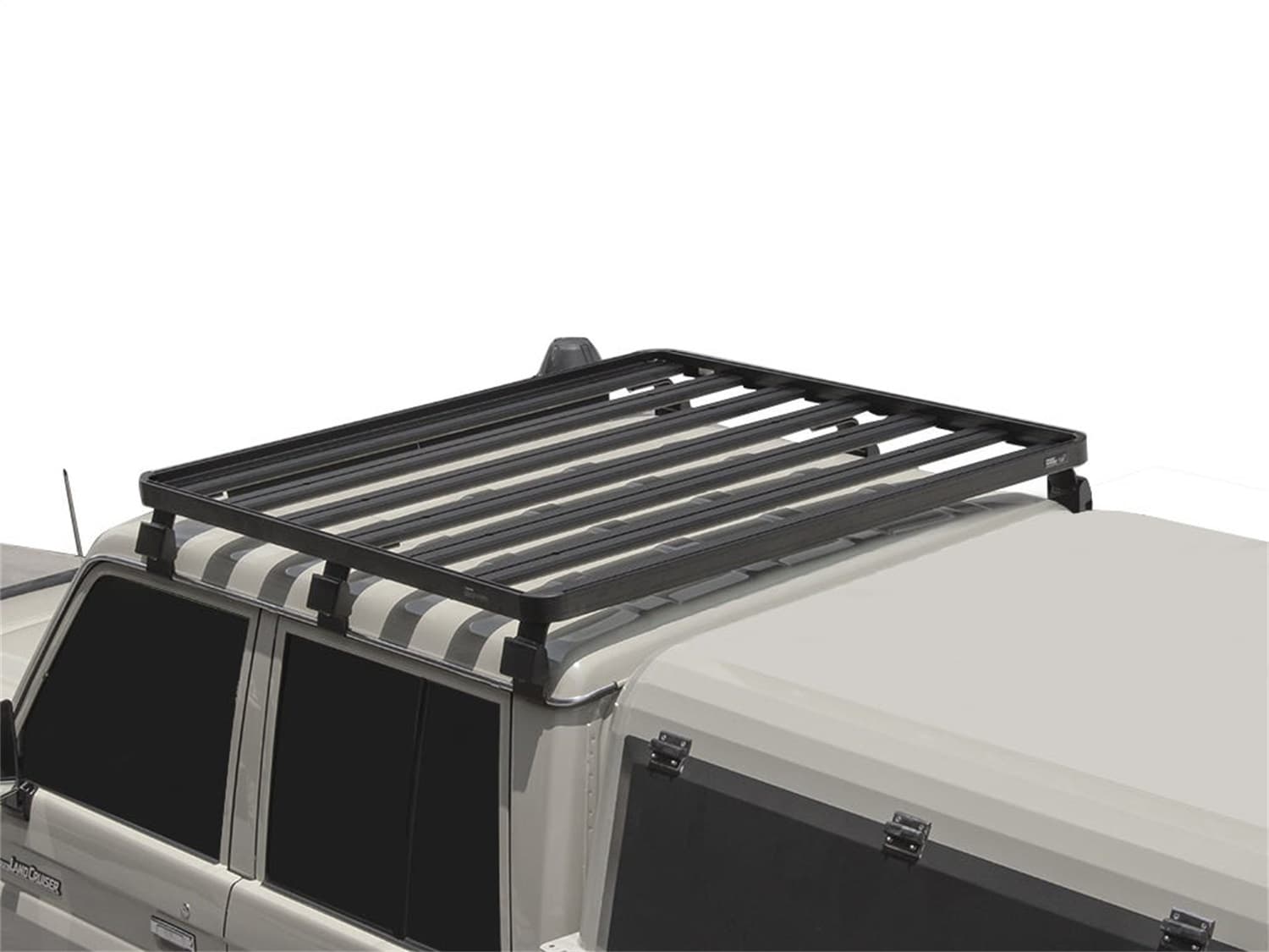 Slimline II Roof Rack Kit; For 1999-2023 Toyota Land Cruiser 78 Series Double Cab Pickup; 1425 W x 1358 L; product image