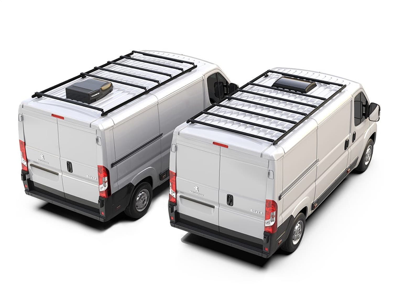 Front Runner Slimpro Van Rack Kit; For 2014-2023 Peugeot Boxer L2H1/136 in. WB/Low Roof;