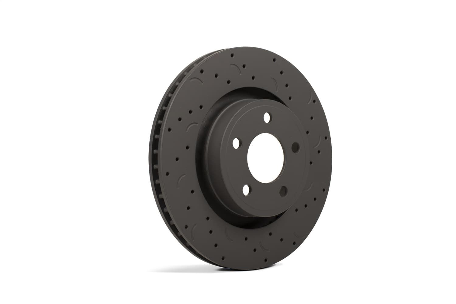 Talon Street Rotor And Brake Pad Kit; Cross Drilled And Slotted w/LTS Pads; Front; product image