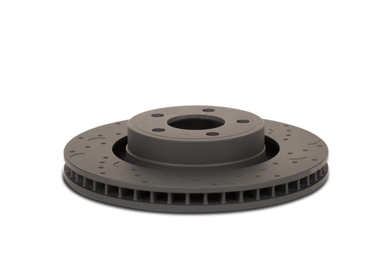 Talon Street Rotor And Brake Pad Kit; Cross Drilled And Slotted w/LTS Pads; Front; product image