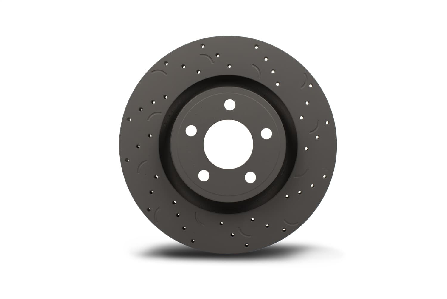 Talon Street Rotor And Brake Pad Kit; Cross Drilled And Slotted w/LTS Pads; Front; product image