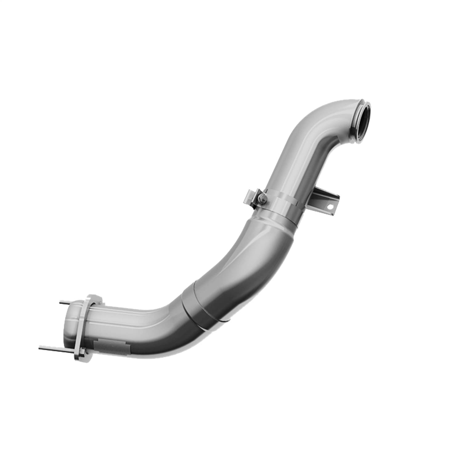 4 Inch Turbo Down Pipe Aluminized Steel For 11-15 Ford 6.7L Powerstroke MBRP product image