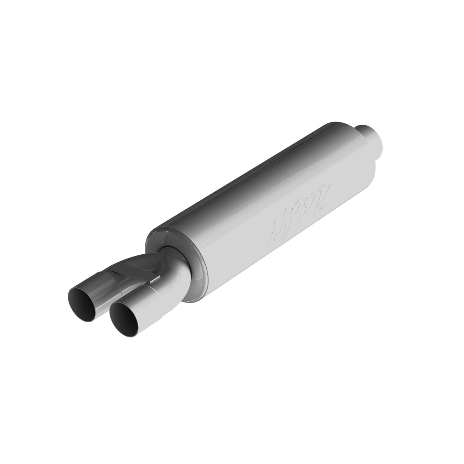 Garage Parts Installer Series Muffler; 3 in. Inlet/2.5 in. Outlet Diameter; 6 in. x 20 in. Body; 30 in. Overall Length; Dual Chambered; Aluminum; Supersedes[PNGP120704]; product image