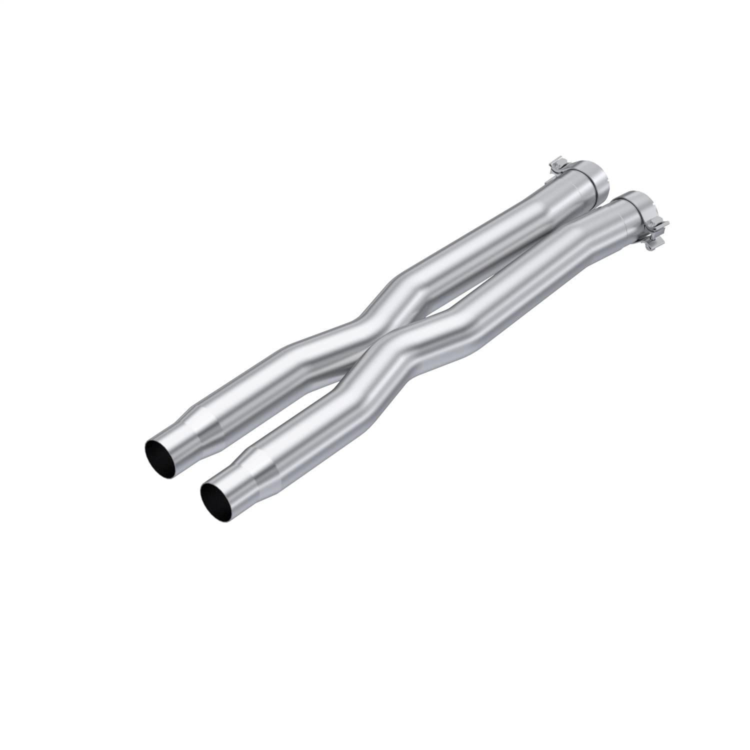 3 Inch Exhaust Resonator Bypass X-Pipe For 16-20 Ford Mustang GT350 T409 Stainless Steel MBRP product image